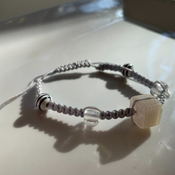 Swarovski Beaded Crochet Handmade Bracelet - Picture 3 of 6